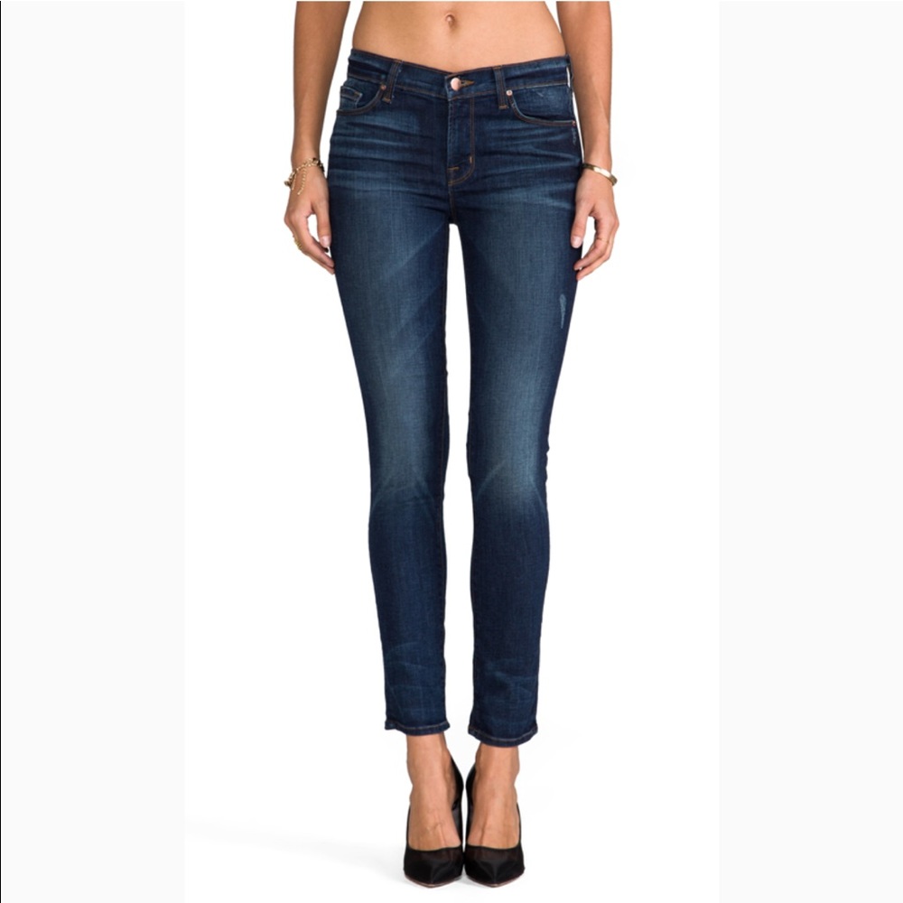 J Brand “Heartbreaker” mid-rise skinny jeans